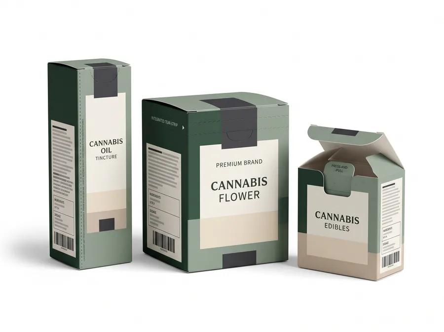 Cannabis packaging boxes