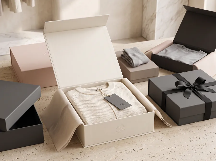 Apparel gift boxes