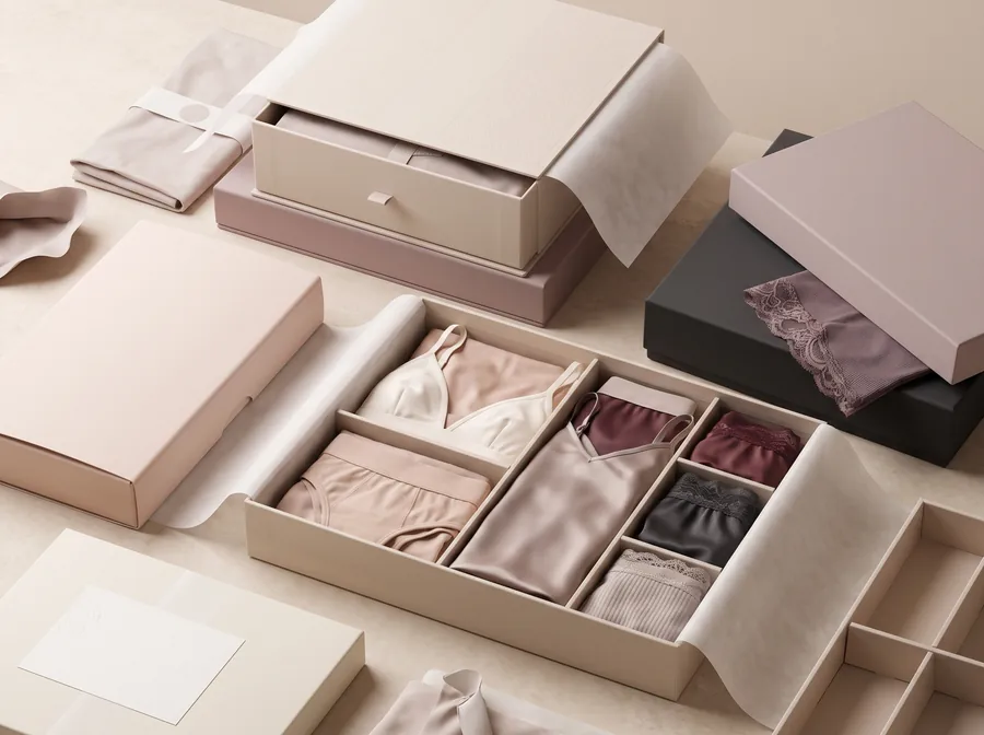 Lingerie and underwear boxes