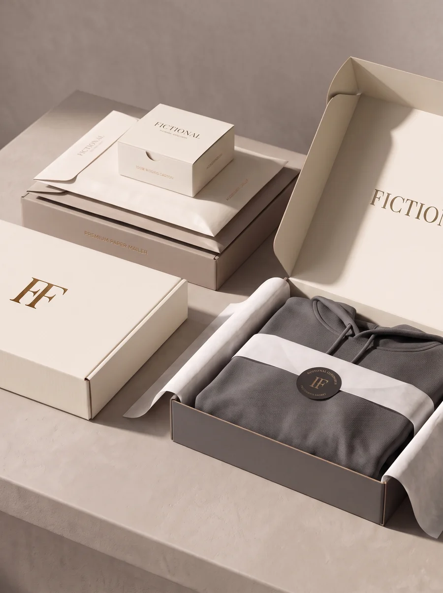 What are clothing packaging boxes