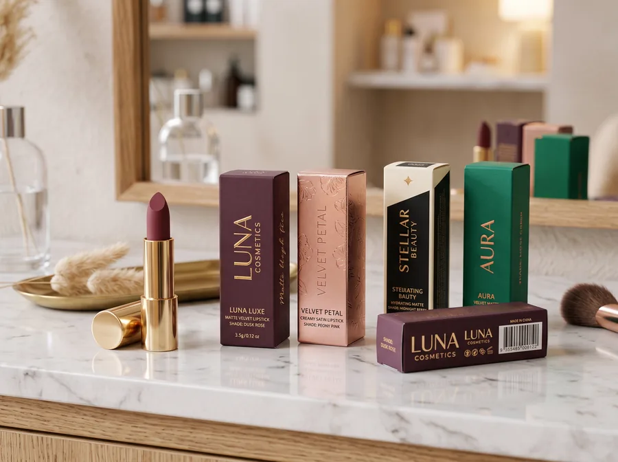 Custom lipstick boxes