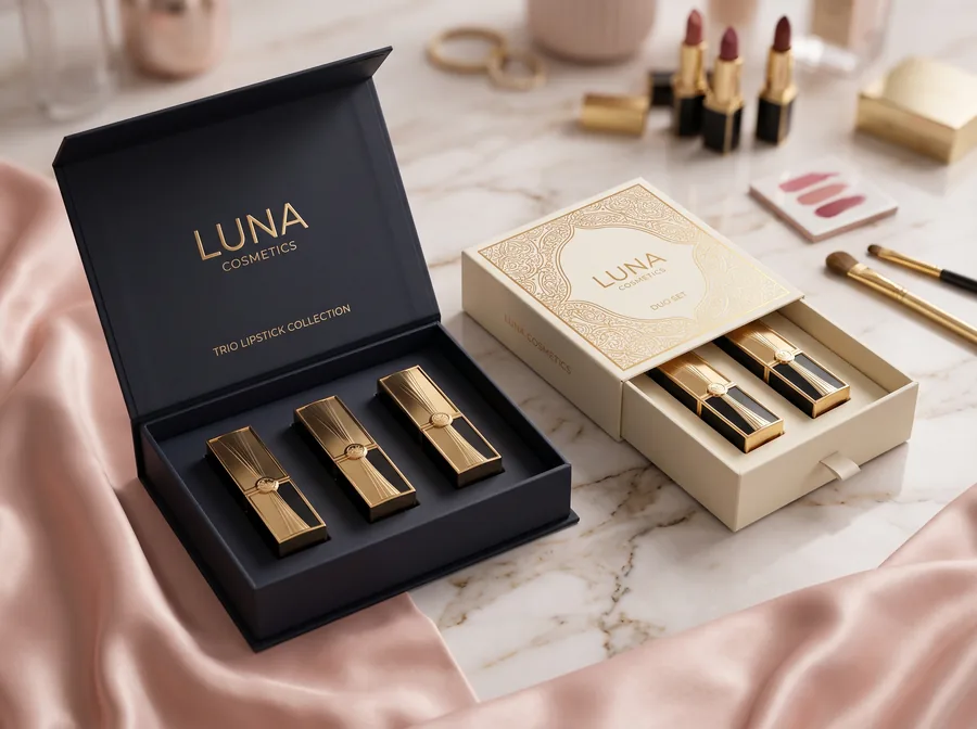 Duo and trio lipstick sets