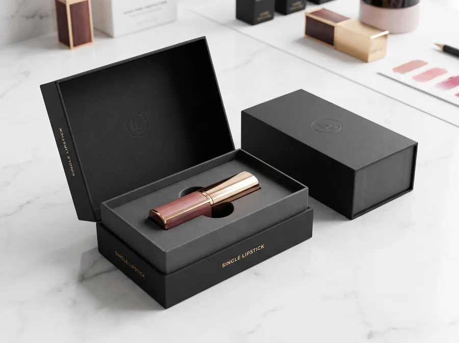 Magnetic lipstick boxes