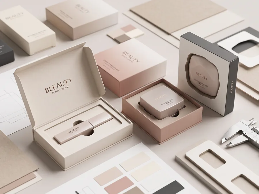 Compact-fit mascara boxes