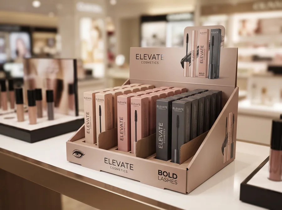 Mascara display boxes
