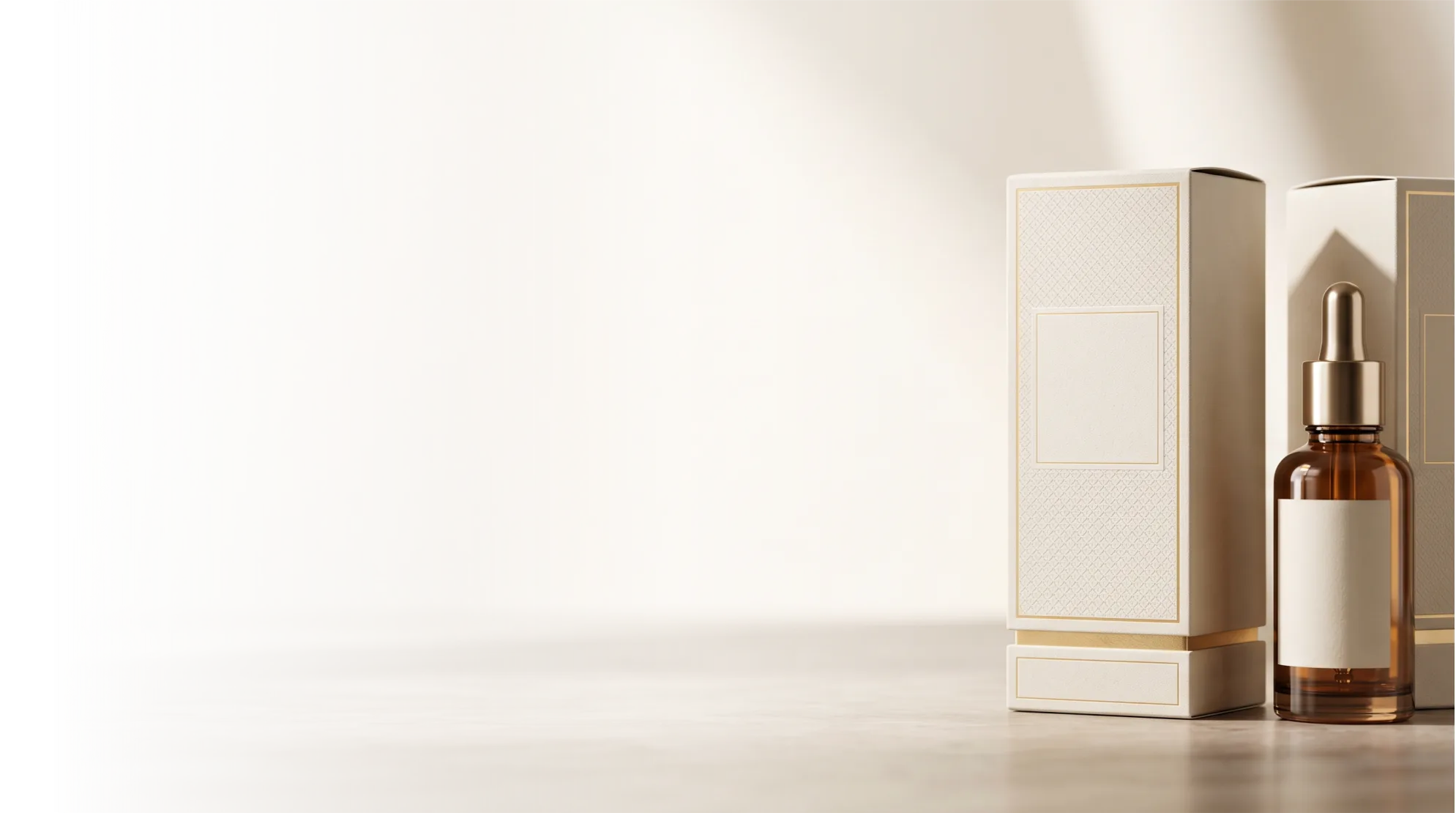 Custom serum boxes built to protect the formula