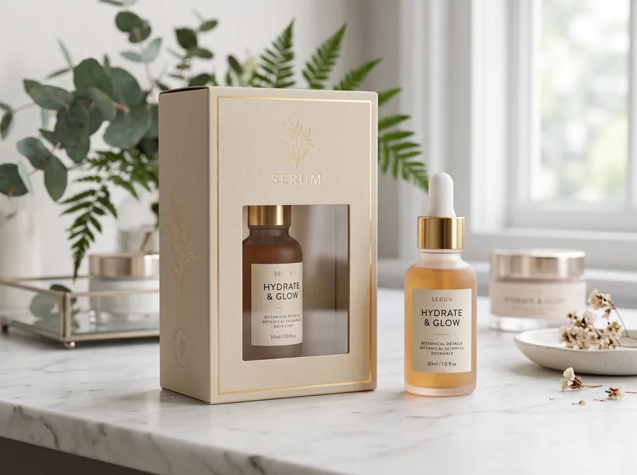 Windowed serum boxes