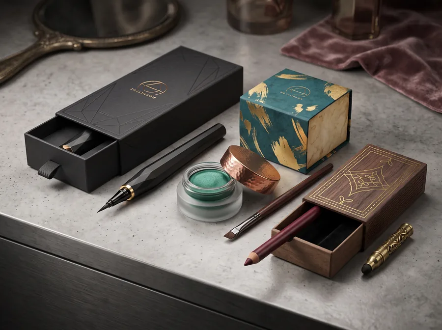 Eyeliner and specialty boxes
