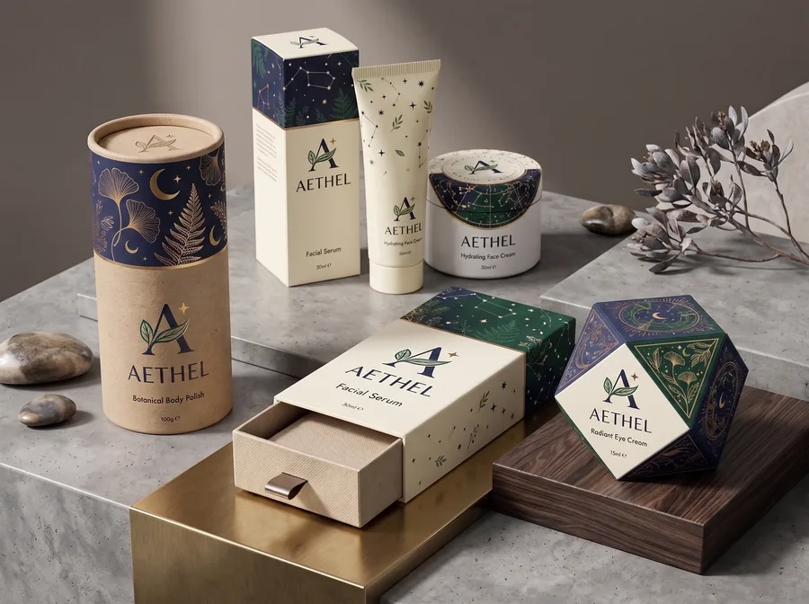 Skincare packaging boxes