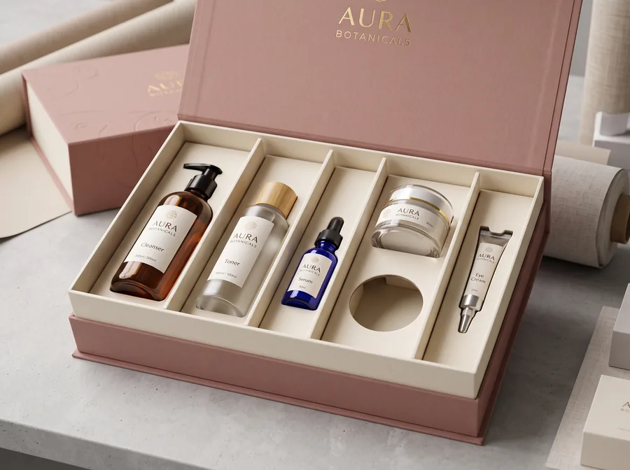 Skincare gift set boxes