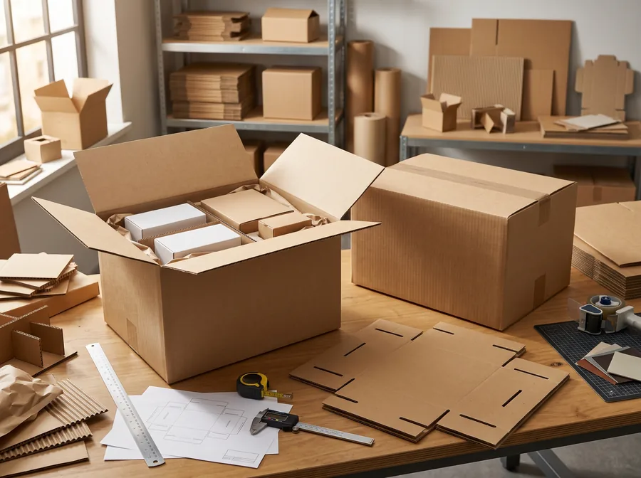 Corrugated shipping boxes