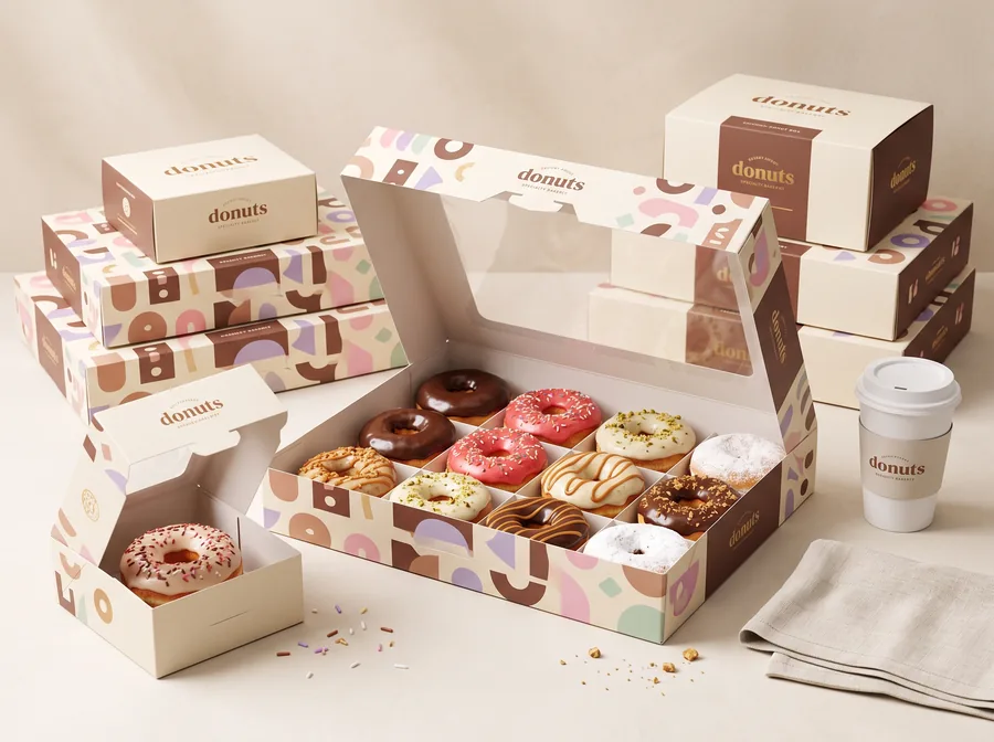 Custom donut boxes