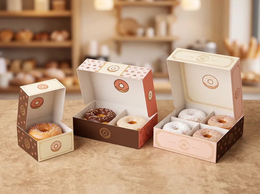 Mini donut boxes