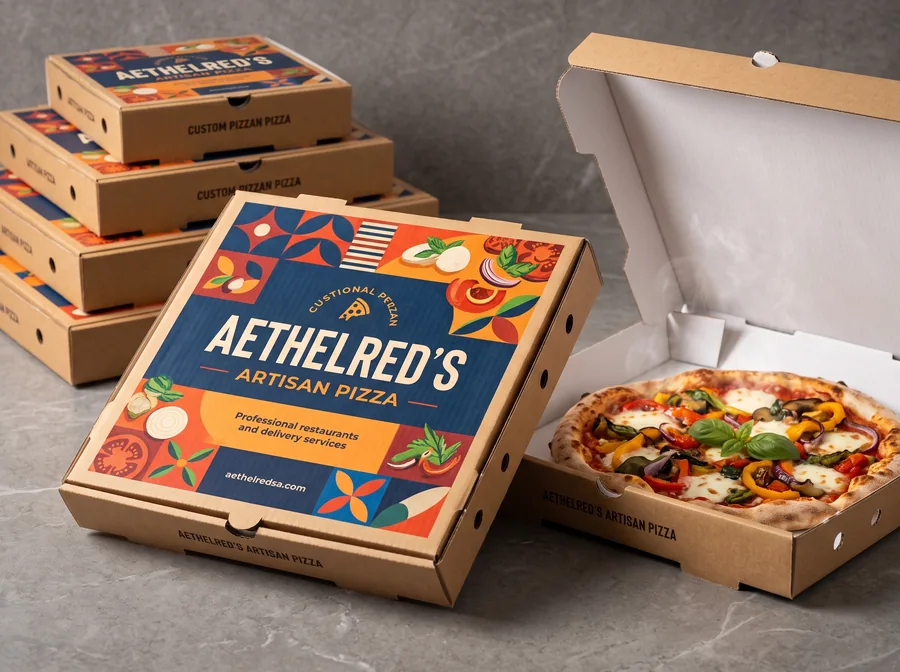 Custom pizza boxes