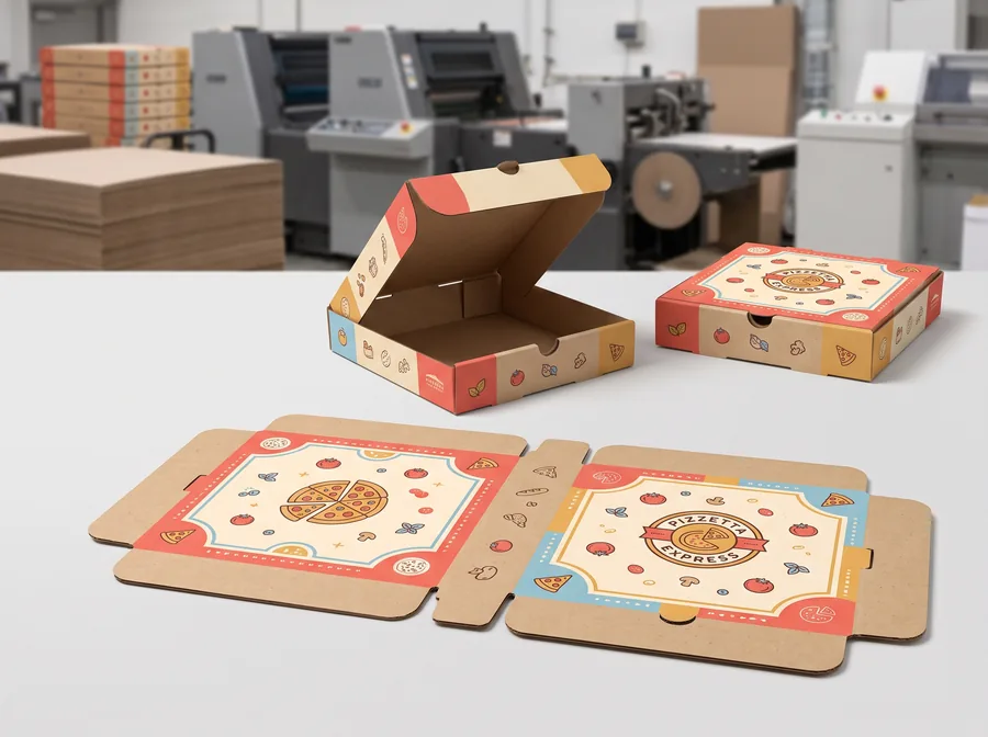 Personal 7 to 8 inch pizza boxes