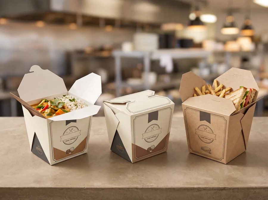 Compostable takeout boxes