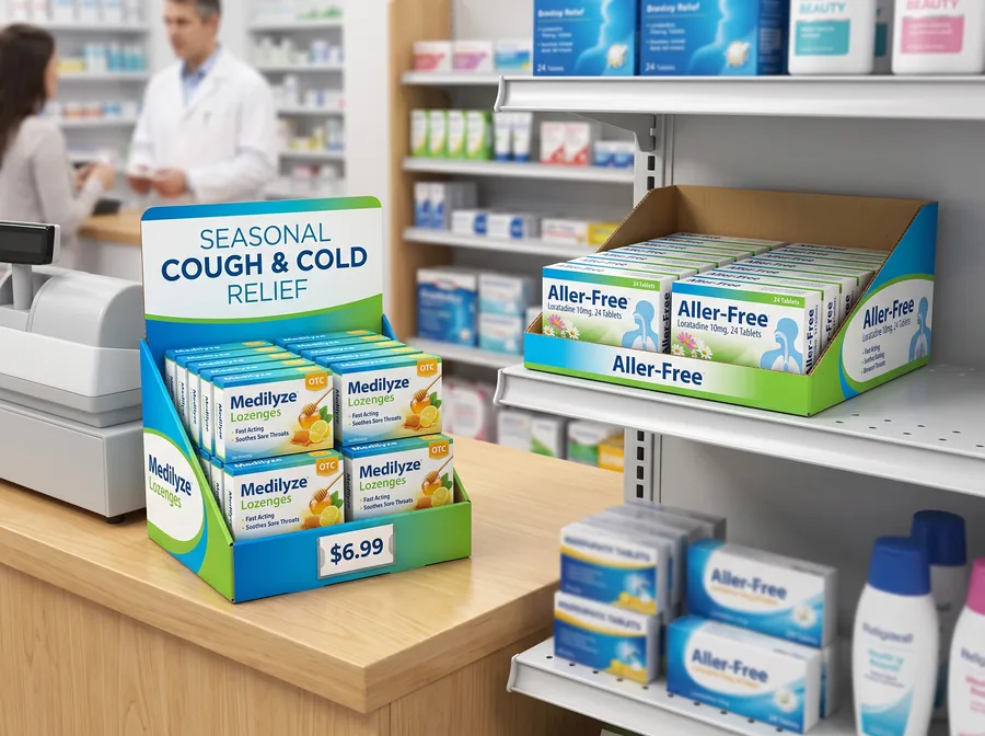Pharmaceutical display packaging