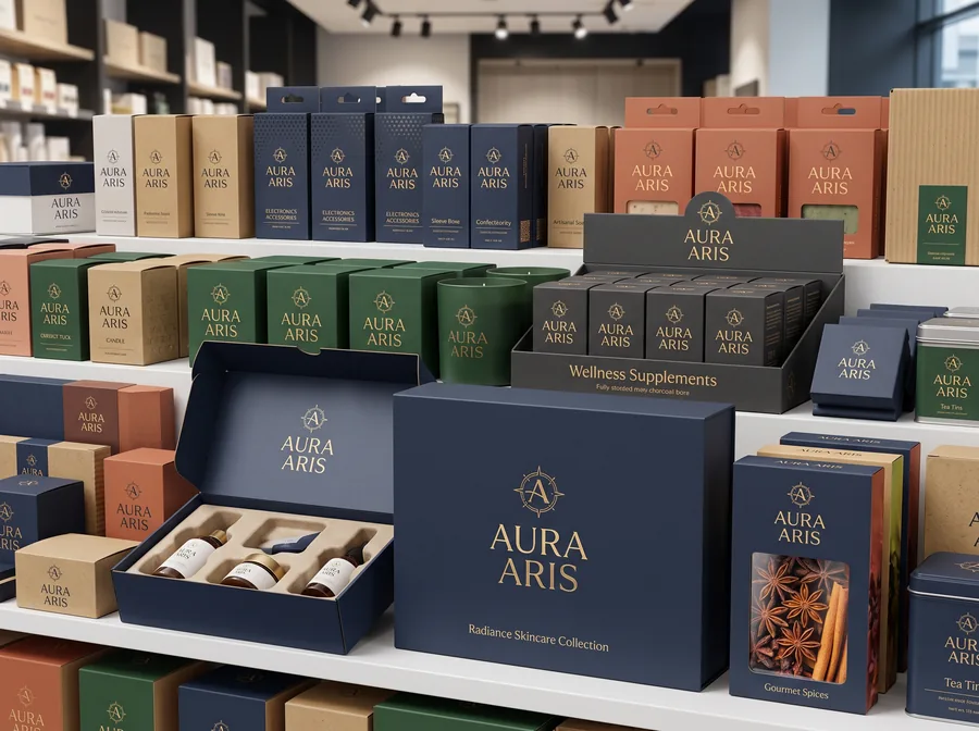 Custom retail boxes with logo