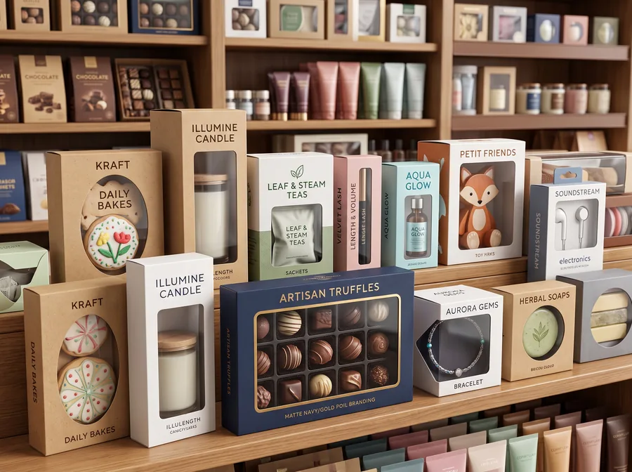 Window retail boxes