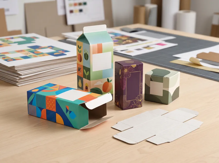 Printed cardboard boxes