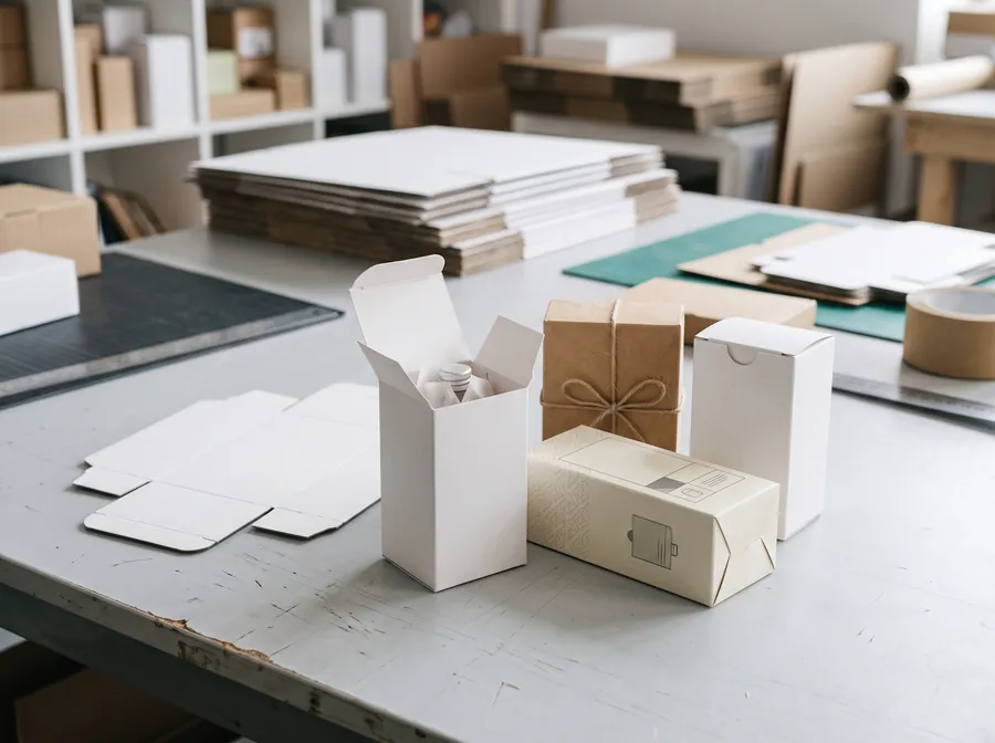 Standard cardboard boxes