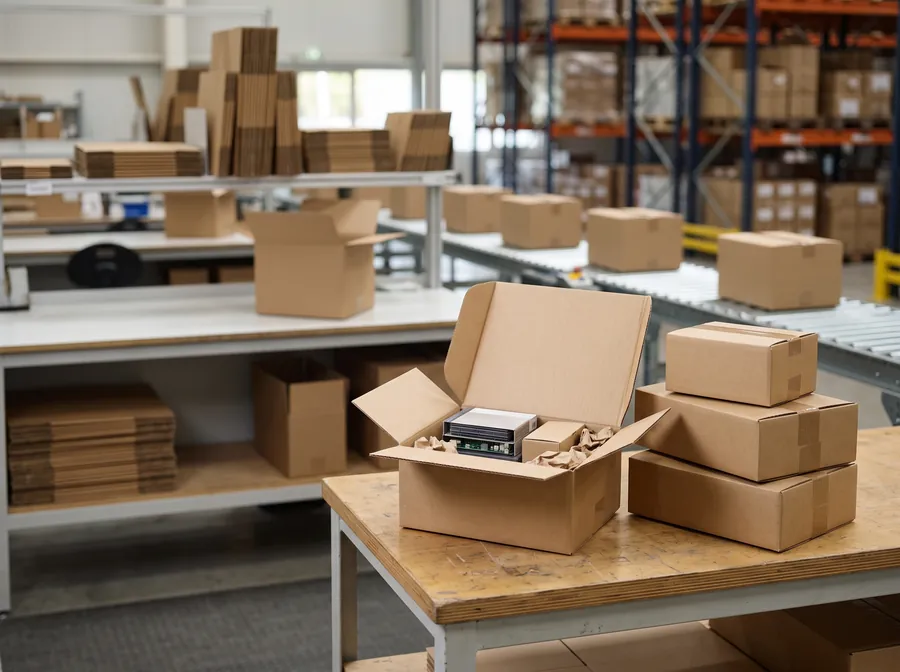 Corrugated shipping boxes