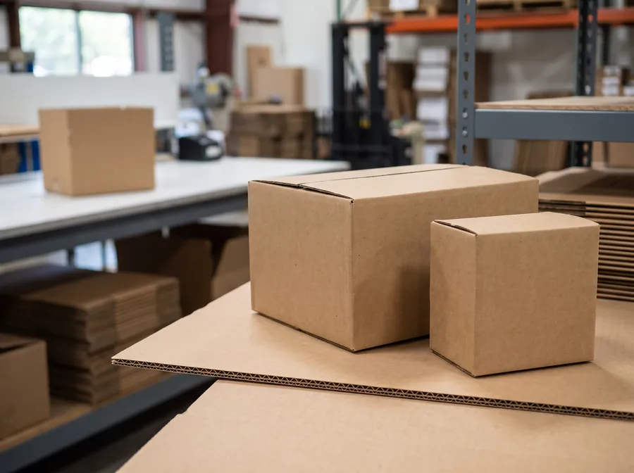 Single wall corrugated boxes