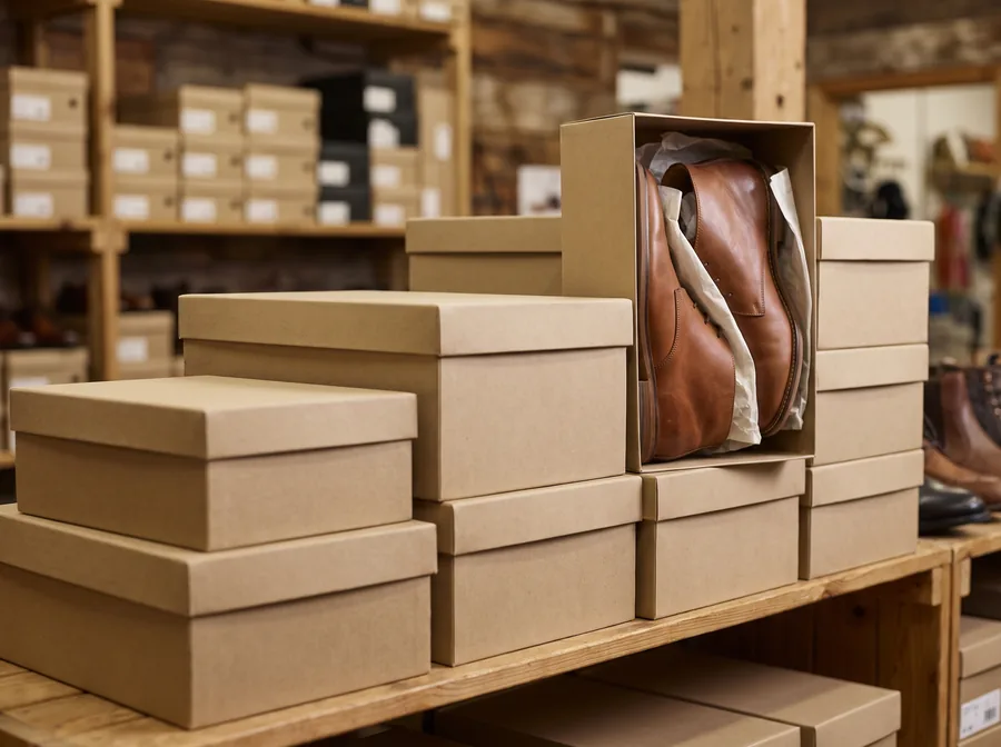 Boot and ankle boot boxes