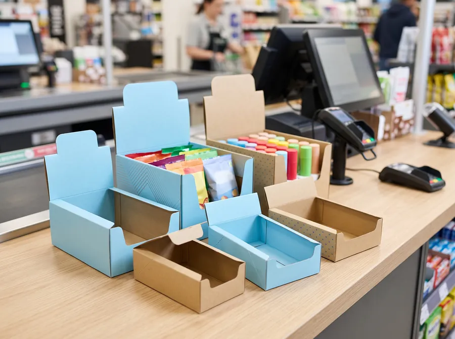 Counter display boxes